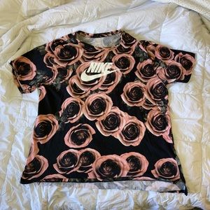 Nike Floral Streetwear T Shirt Size XXL